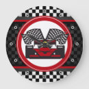 Search for auto racing clocks Red