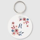Search for blue floral pattern key rings Rose