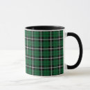 Search for irish plaid mugs Green