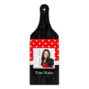Search for red polka dots chopping boards Black