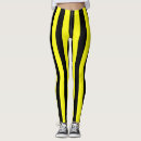 Search for black and yellow striped leggings Design