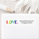 Search for pride return address labels Typography