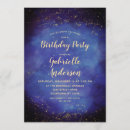 Search for sky blue birthday invitations Starry night