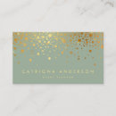 Search for confetti business cards Elegant
