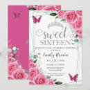 Search for fuchsia pink and silver invitations Mexican spanish latina