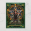 Search for wiccan art postcards Witch