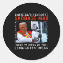 Search for garbage man stickers Conservative