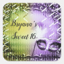 Search for purple masquerade stickers Elegant