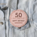 Search for adult birthday badges Pink