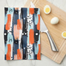 Search for blue and orange tea towels Bright