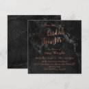 Search for marble bridal shower invitations Typography