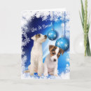 Search for jack russell terrier christmas cards Let it snow