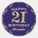 Search for 21 happy birthday stickers Twenty first birthday