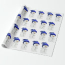 Search for coal wrapping paper Snowman