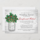 Search for holly berries invitations Rustic