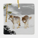 Search for wolves christmas tree decorations Snow