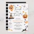 Search for candy halloween invitations Orange black