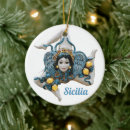 Search for sicily christmas tree decorations Trinacria