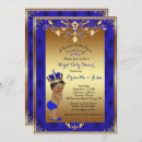 Search for royal blue prince invitations Trendy