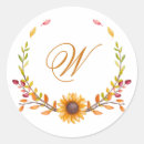 Search for rustic monogram stickers Autumn