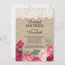 Search for country bridal shower invitations Floral
