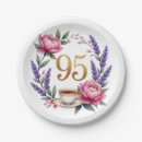Search for 95th birthday plates Watercolor