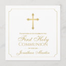 Search for gold cross first communion invitations Catholic