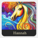 Search for rainbow horse stickers Colourful