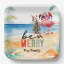 Search for beach christmas plates Funny
