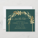 Search for emerald wedding save the dates Botanical