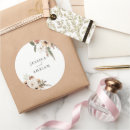 Search for floral elegant wedding stickers Bohemian