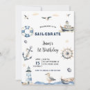 Search for sailing birthday invitations Cute