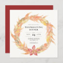Search for wreath thanksgiving invitations Autumn leaves