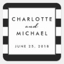 Search for stripe wedding stickers Names