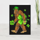 Search for sasquatch st patricks day cards Clover