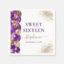 Search for sweet 16 napkins Modern elegant