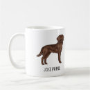 Search for chocolate lab mugs Illustration