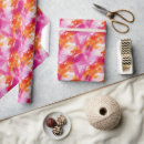 Search for pink and orange wrapping paper For her