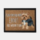 Search for yorkshire terrier doormats Dog lover