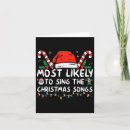 Search for song christmas cards Parody