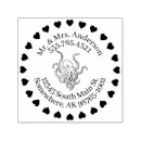 Search for octopus rubber stamps Round