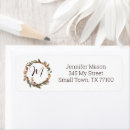 Search for harvest return address labels Floral