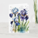 Search for iris watercolor cards Flowers