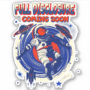Search for retro astronaut stickers Galaxy