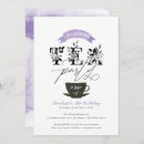 Search for black white and purple invitations Typography