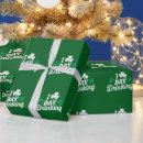 Search for shamrock wrapping paper Shenanigans