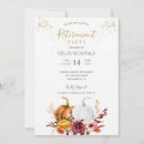 Search for autumn retirement invitations Elegant