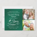 Search for 35th anniversary invitations Emerald green