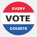 Search for every vote counts stickers Voting