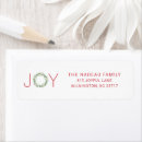 Search for rustic wreath return address labels Joy